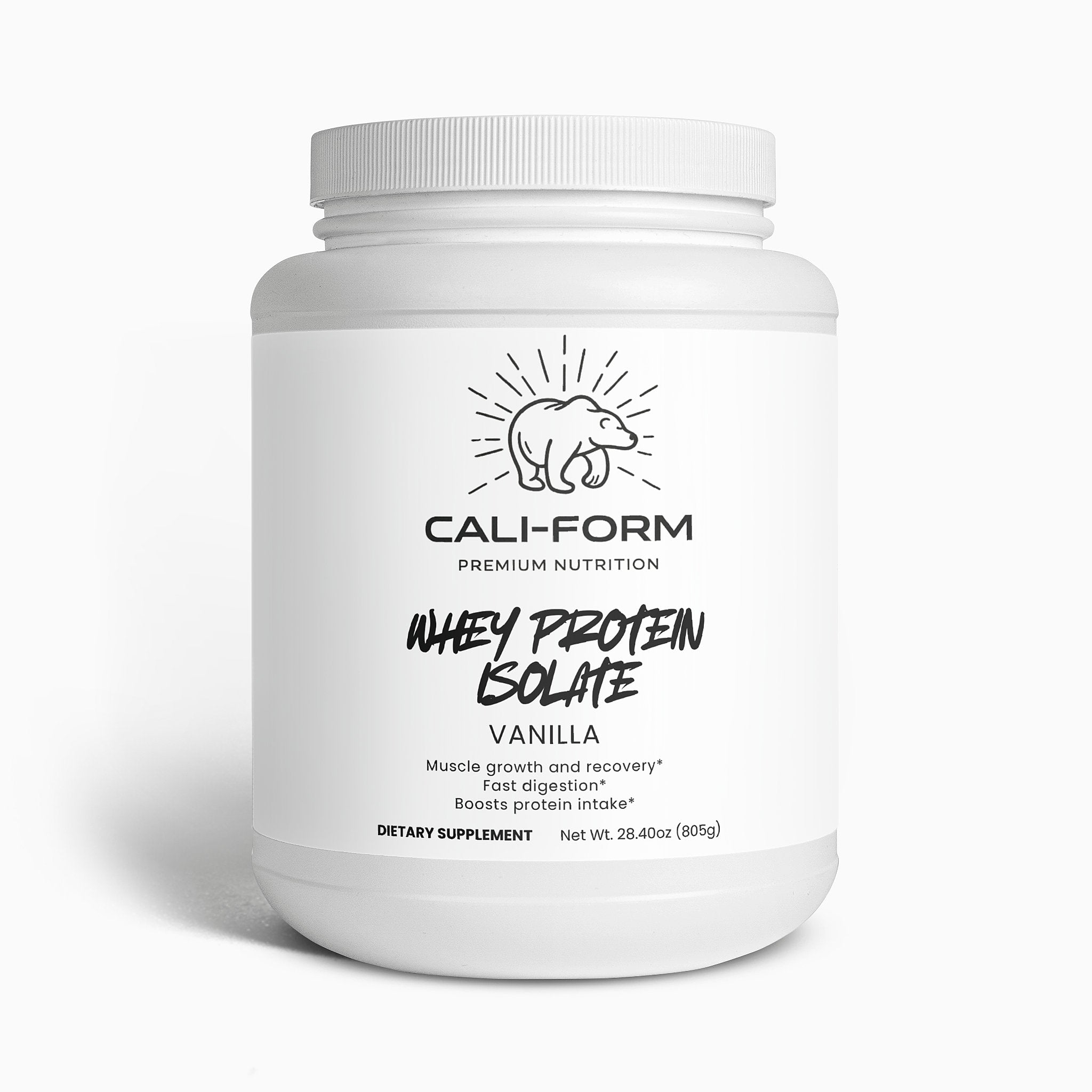 CALI-FORM Whey Protein Isolate (Vanilla)