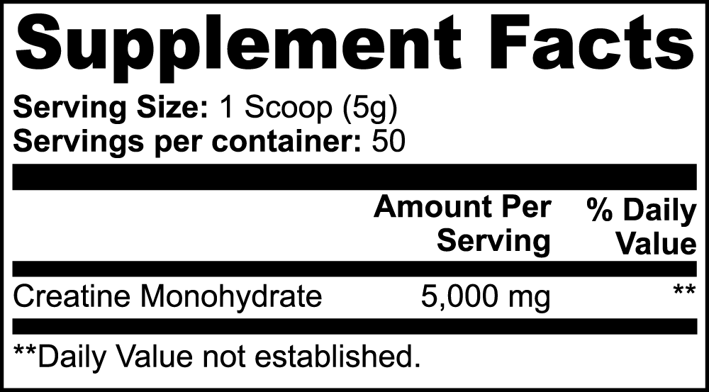 CALI-FORM Creatine Monohydrate